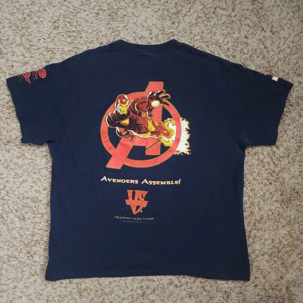Avengers Vs System Mens L Marvel‎ Short Sleeve Shirt  Avengers Assemble